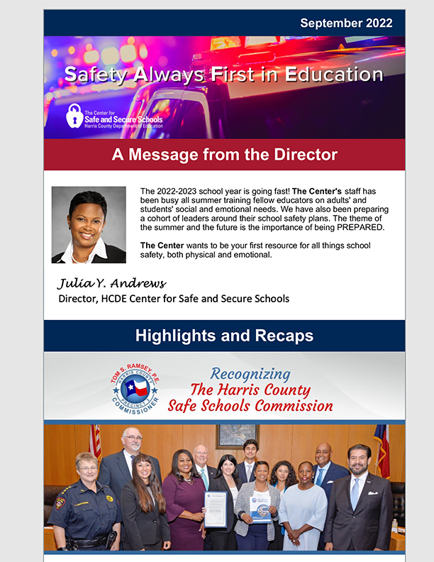 Image of the January 2022 CSSS Newsletter.